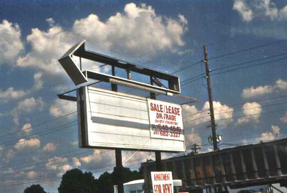 What was left (at the time) of the old Wales marquee.