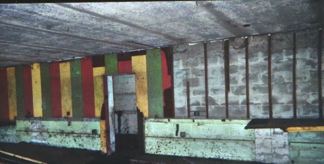 Inside the old Wales concession stand.