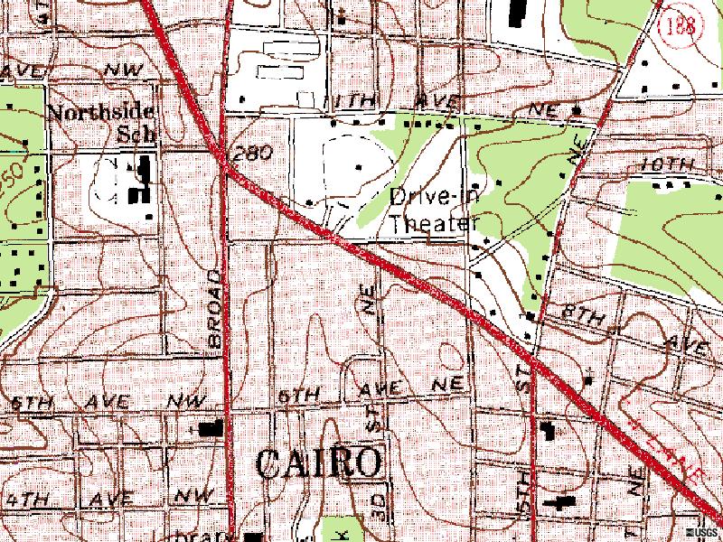 USGS map