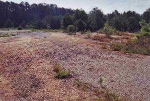 Field with ramps