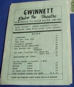 Old menu