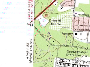 USGS map image