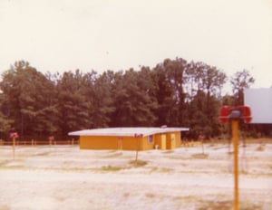 The concession stand at the Lithia Drive-In from 1979.