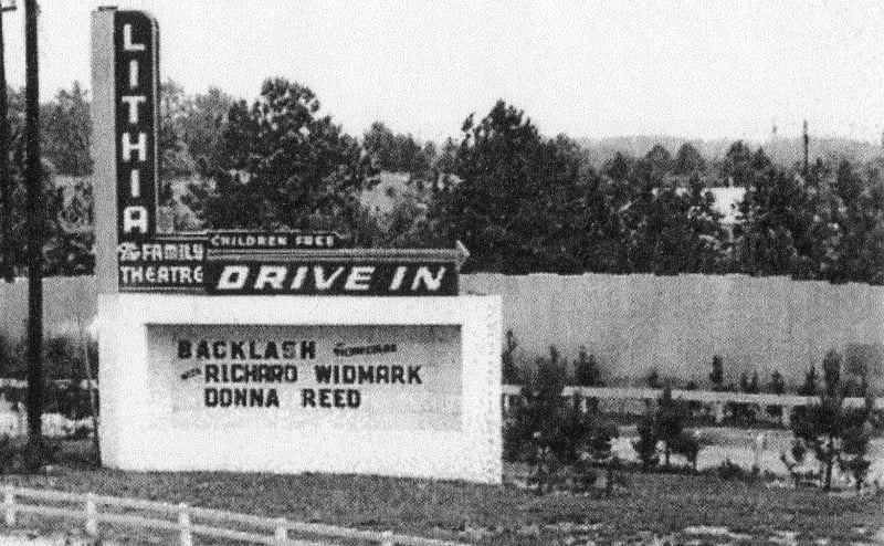 The Lithia Drive-In from the 50's. Image is from Andrew A Powell's photostream on flickr. Historic Resources of Douglas County, Georgia.