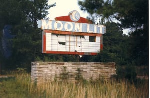 A view of the front marquee