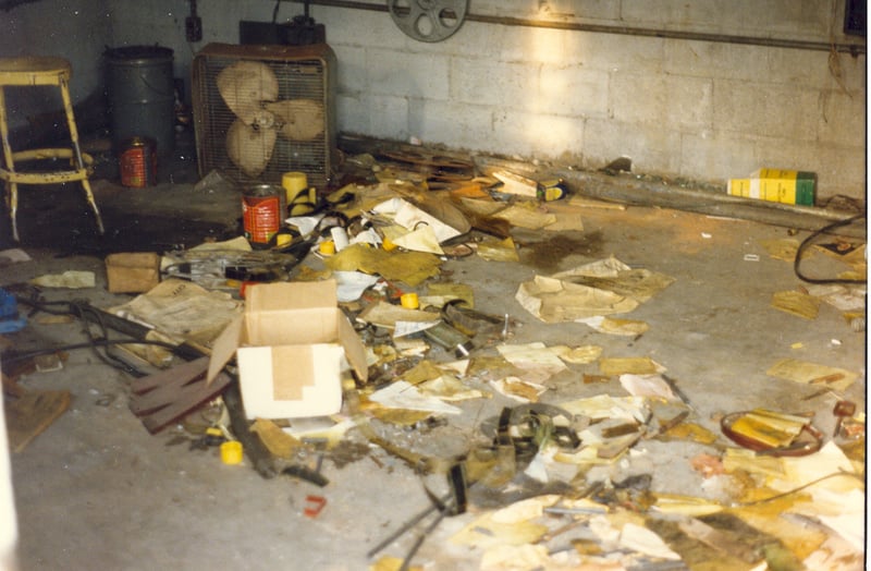 Projection Room in ruins