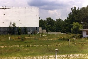 The Moonlit Drive-in, Conyers, after it was closed.