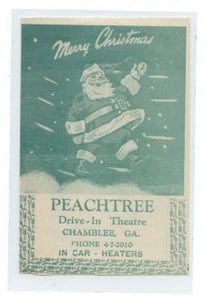 Merry Christmas from Peachtree!  Vintage handbill