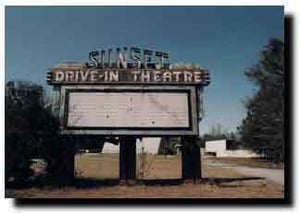 Sunset Drive In Theater, Brunswick, Ga