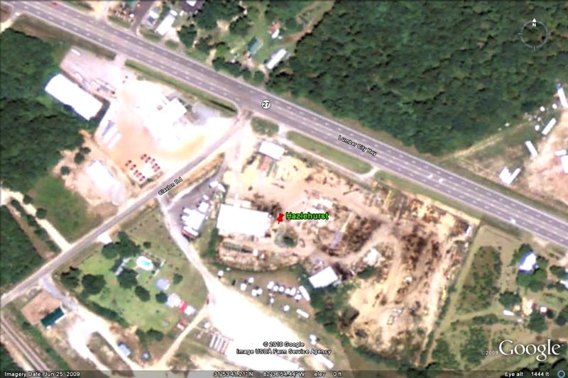 Google Earth Image of construction company now on site
