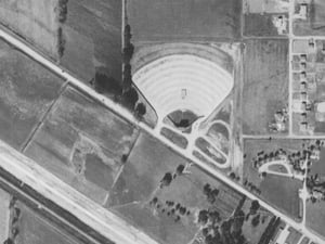 1950's Aerial View