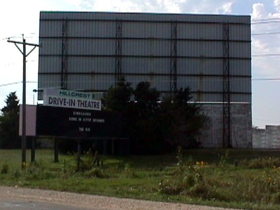 screen tower and marquee; taken on September 2, 2000
