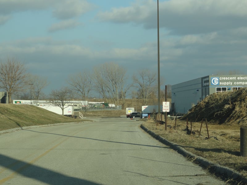 entrance location of former site