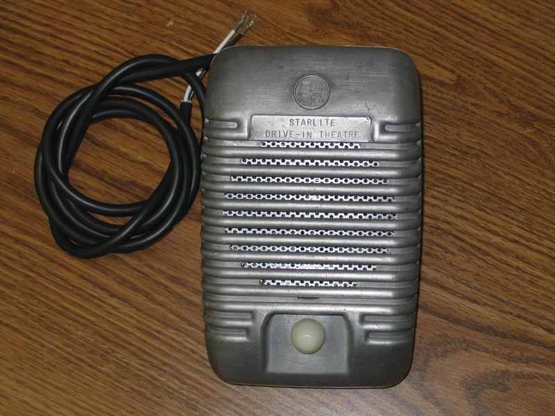 Speaker from the Starlite Drive-In, Algona, Iowa