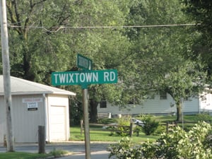 on Twixt Town Road-lots of development in this area