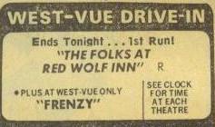 ad in Des Moine Register 5/8/1973