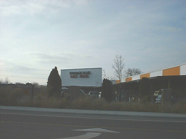 the Broadway drive-in screen is now used as a back drop and a sign of a storage company, sadly the Broadway closed in the late 80s
