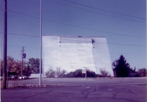 Screen Tower of the MotorVu Dr.In from N. Yellowstone Hgwy.