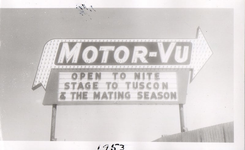 Motor-Vu Sign (BW)