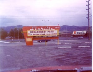 Marquee at the intercection of Quinn and Poleline Rd.