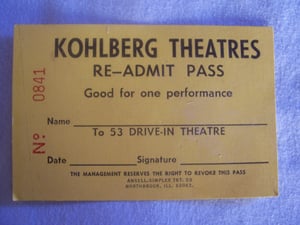53 Drive-in tickets