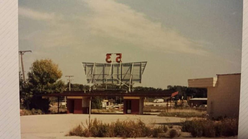 Looking back towards the 53 Drive-In entrance.