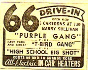 An ad for the 66 Drive-in on LaGrange Road.