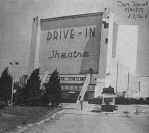 66 drive-in in the early days now demolished