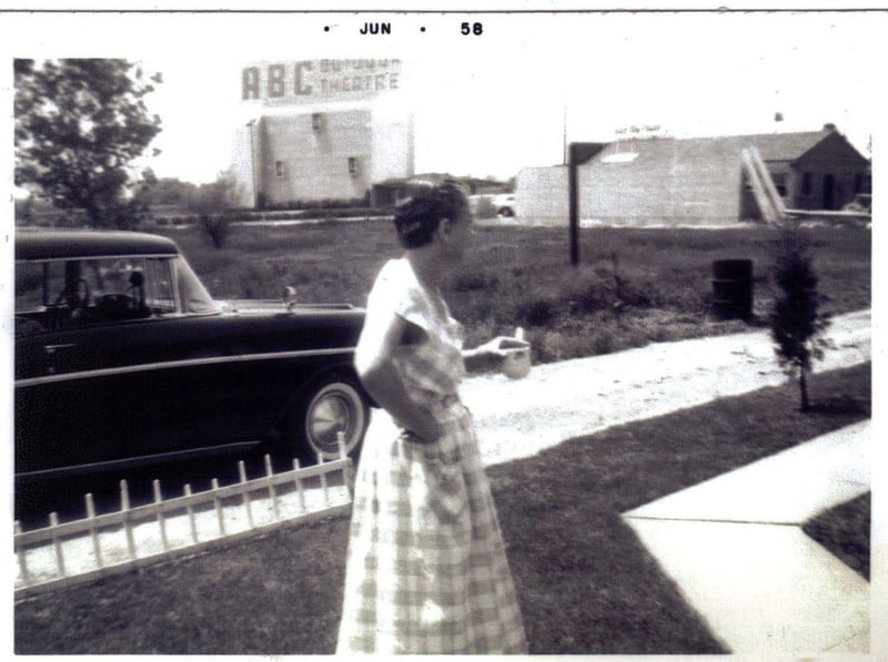 This is a 1958 picture of ABC Theatre in Posen,IL.The picture was taken on Short Street  the view is looking toward the southwest.