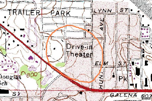 Topographic map.