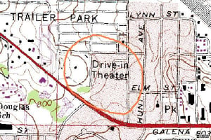 Topographic map.