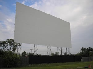 Cascade Drive-In screen.