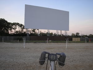 Cascade Drive-In screen.