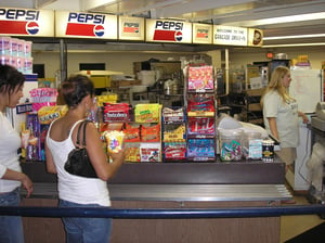 Cascade Drive-In snack bar.