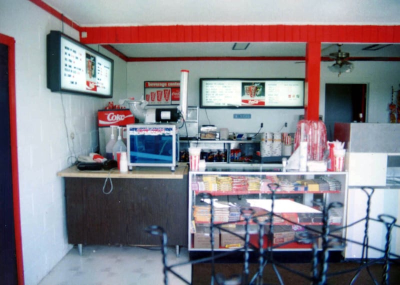 snack bar; taken in October, 1992