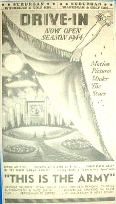 Possibly called Suburban??? Drive-In. I don't know for sure,just going by the top of ad. The address matches, Waukegan and golf rds.