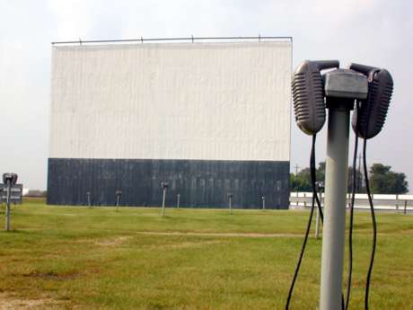 Screen and speakers