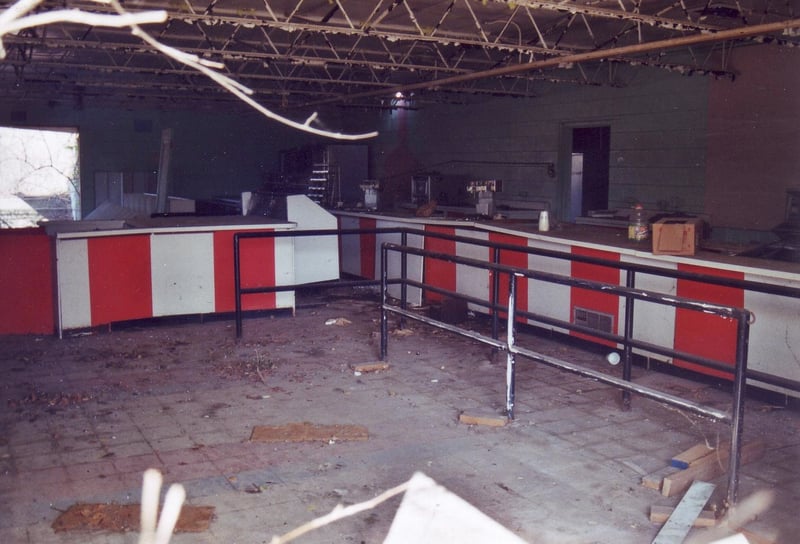 Appearance of the concession building`s interior