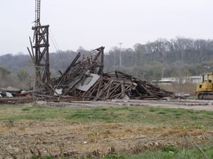 Whats left of the old French Village drive