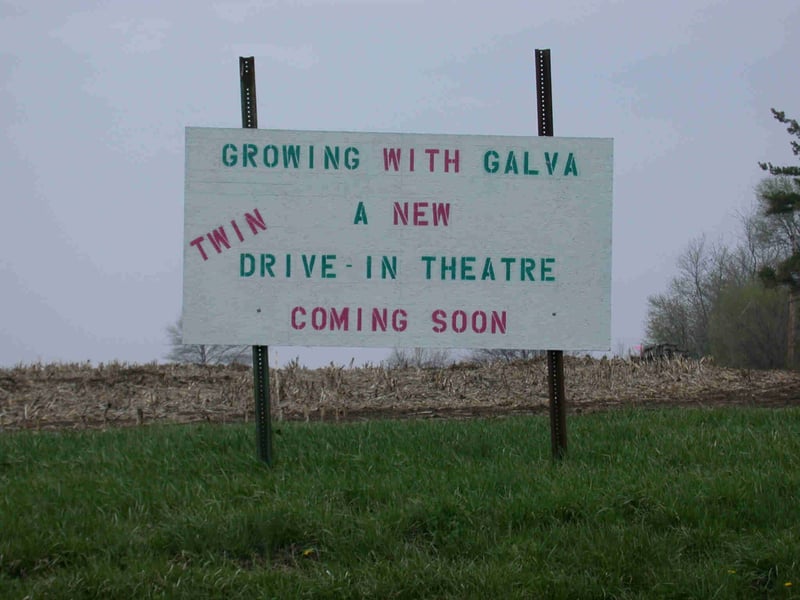 "Coming Soon" sign located at the site.