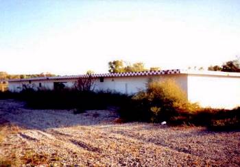 This is the picture of the concession stand.  I helped paint all those red squares the are at the roofline.