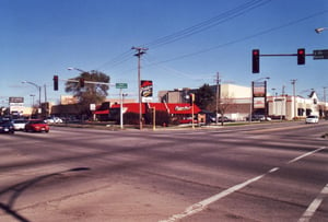 Shopping complex now occupies the site