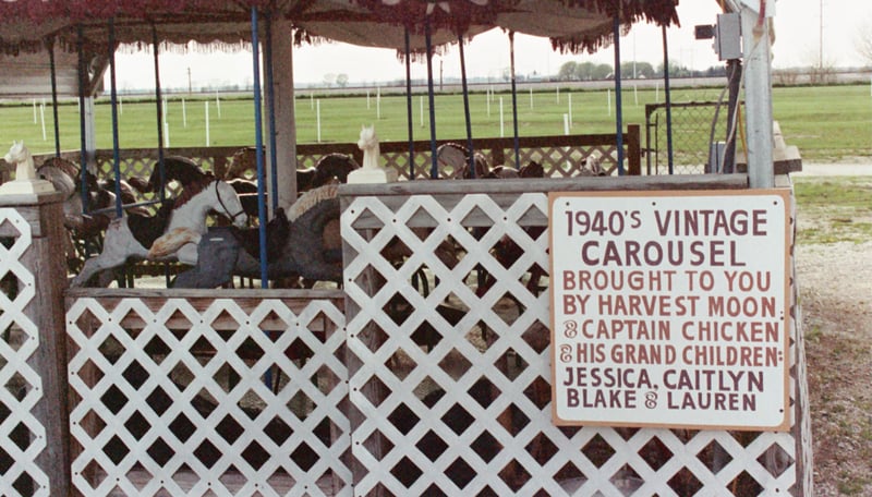 Carousel at harvest Moon Drive - In TheatreThis gives free rides to children on most nights.