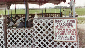 Carousel at harvest Moon Drive - In TheatreThis gives free rides to children on most nights.