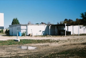 The south side of the snack bar. Nothing fancy about this building's facade.