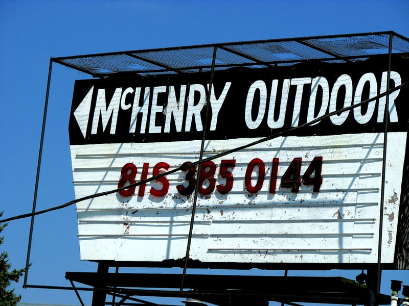Mchenry outdoor sign