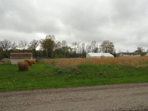 former site-mostly empty field with some development