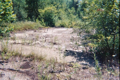 Concession building foundation.