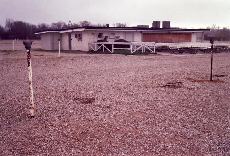 Front of projection/concession building