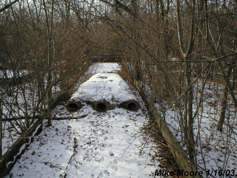 I found whats left of a mini put at the rear of the threatre, was this part of the theatre? the only road to get to it is the back row of the theatre.